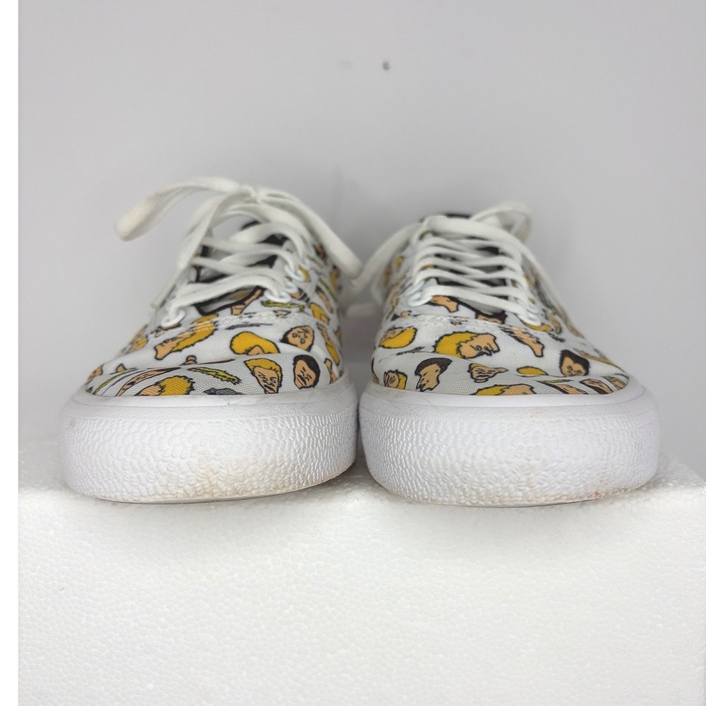 Adidas 3MC Beavis and Butt-Head Skate Shoes White Canvas DB3508 Mens 8.5 - Picture 3 of 10